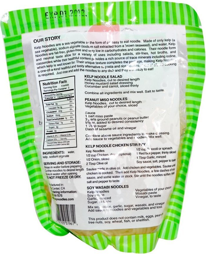 Sea Tangle - Kelp Noodles 453g